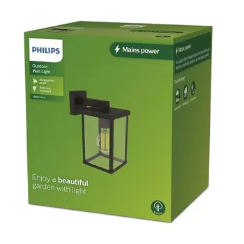 BELLINI PHILIPS vanjska LED svjetiljka White Ambiance kvadratna MAX 25W crna