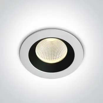 BIJELA/CRNA UGRADBENA SVJETILJKA LED 3W WW 350mA DARK LIGHT
