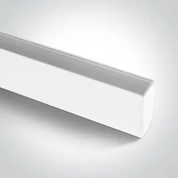 MAGNETNA ŠINA 48V/1m NADGRADNA MIDI 55×27mm BIJELA