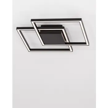 BILBAO PLAFONSKA SVJETILJKA LED 25W/3000K/1600lm/IP20/CRNA
