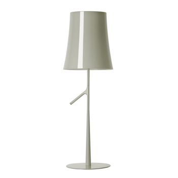 BIRDIE VELIKA STOLNA LAMPA SIVA ON/OFF