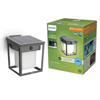 BLAISE PHILIPS solarna LED svjetiljka White Ambiance kvadratna 30K antracit IR