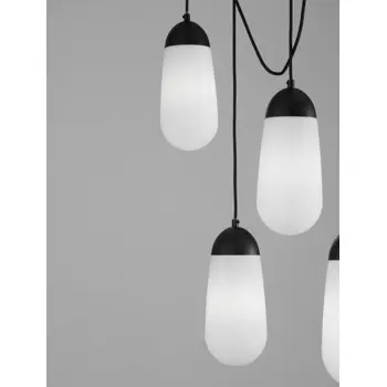 BLAKY VISILICA  E14 /IP20/MATT CRNA