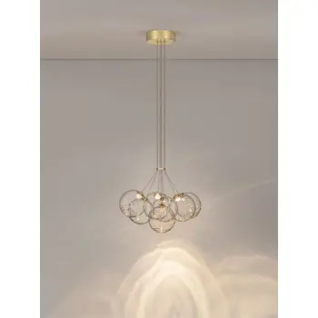 BLAZIK LED LUSTER ZLATNA/STAKLO 28W IP20 2700K TRIAC PRIGUŠLJIVA