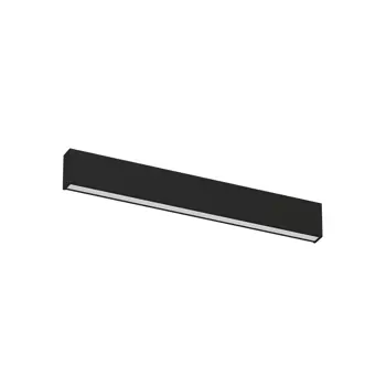 BOX ZIDNA SVJETILJKA IP40/3490lm/3000K CRNA