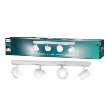 BRACIA PHILIPS LED reflektor SPOT bijeli 4X5.5W 27K