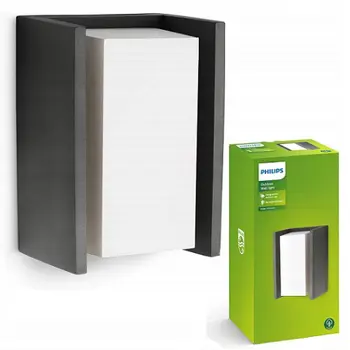 BRIDGE PHILIPS WALL LANTERN antracit 1X15W 230