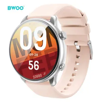 BWOO PAMETNI SAT SPORT FITNESS 1.43" TOUCH SCREEN IP68 ROZI