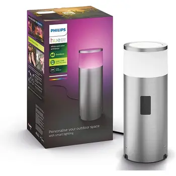 CALLA PHILIPS HUE pametna LED žarulja White and Color Ambiance LV PEDESTAL inox