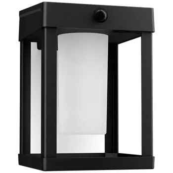CAMILL PHILIPS solarna LED svjetiljka Ambiance kvadratna 1.4W 30K crna FR IR