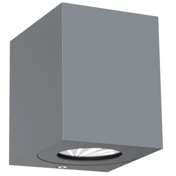 CANTO KUBI 2 ZIDNA SVJETILJKA SIVA LED IP44