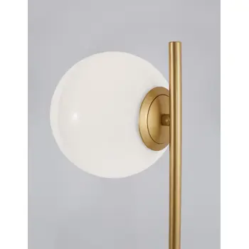 CANTONA STOLNA LAMPA G9 /IP20/MESING ZLATNA & BIJELA
