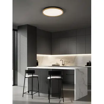 CANTRIA PLAFONSKA SVJETILJKA LED 38W/3000K/2198lm/IP20/CRNA & ZLATNA
