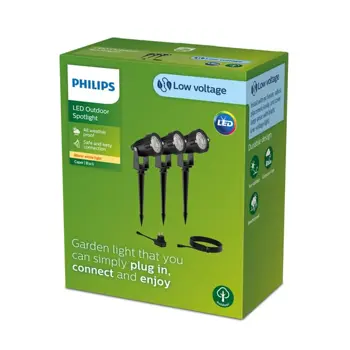 CAPER GARDENLINK PHILIPS niskonaponska svjetiljka SP KIT crna 24V