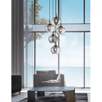 CEDRO VISILICA E27 /IP20/SMOKY & BRONZE & CRNA