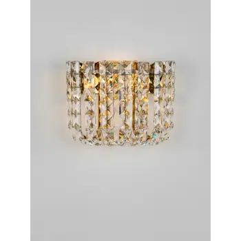 CELYSIA KRISTALNA ZIDNA LED SVJETILJKA ZLATNA 12W IP20 3500K