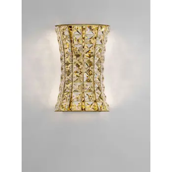 CELYSIA KRISTALNA ZIDNA LED SVJETILJKA ZLATNA 12W IP20 3500K