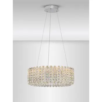 CELYSIA KRISTALNI LED LUSTER 47W IP20 3500K TRIAK PRIGUŠLJIV