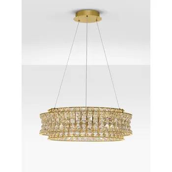 CELYSIA KRISTALNI LED LUSTER 56W IP20 3500K TRIAK PRIGUŠLJIVA