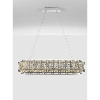 CELYSIA KRISTALNI LED LUSTER 74W IP20 3500K TRIAK PRIGUŠLJIV