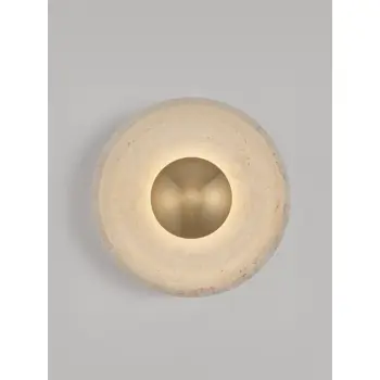 CERIO ZIDNA LED SVJETILJKA TRAVERTIN/ZLATNA 4W IP20 3000K