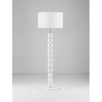 CHAMOIS STOLNA LAMPA BIJELA LED E27 1x12Watt 100-240Volt