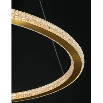 CILION VISILICA LED 43W/3000K/2729lm/DIMM/IP20/MESING ZLATNA