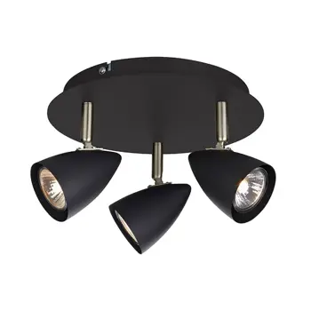 CIRO REFLEKTOR CRNI/ČELIK GU10