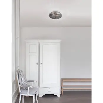CLAM KUPAONSKA LAMPA  E27 IP44/SMOKE KROM