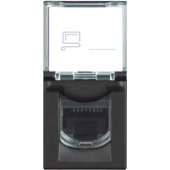 CLASSIA MREŽNA UTIČNICA RJ45/UTP/CAT 5E 1M CRNA