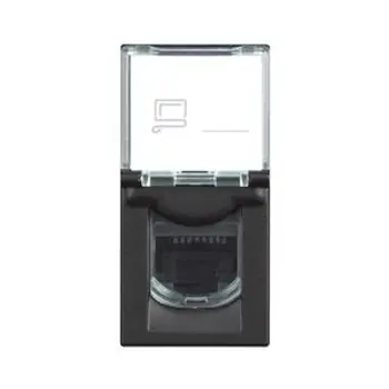CLASSIA MREŽNA UTIČNICA RJ45/UTP/CAT 6 1M CRNA
