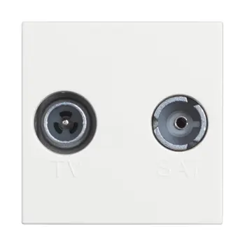 CLASSIA TV/RD UTIČNICA RF-M/RF-Ž/10dB/75OHM ZAVRŠNA 2M BIJELA