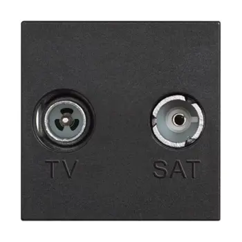 CLASSIA TV/RD UTIČNICA RF-M/RF-Ž/10dB/75OHM ZAVRŠNA 2M CRNA