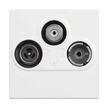 CLASSIA TV/RD/SAT UTIČNICA RF-M/RF-Ž/F ZVIJEZDA 2M BIJELA
