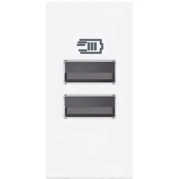 CLASSIA USB UTIČNICA TIP A + TIP A/3A 1M BIJELA