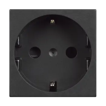 CLASSIA UTIČNICA 2P+E/16A/250V 2M CRNA