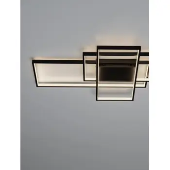 CLEA PLAFONSKA SVJETILJKA LED 58W/2700-3500-5000K/3455lm/DIMM/IP20/CRNA