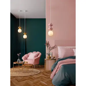CLIO VISILICA LED E14/5W/ROZA & BIJELA