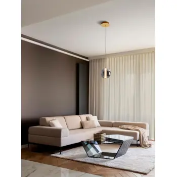 NAVI VISILICA  LED/3000K/8W/934Lm/ZLATNA& GRAY