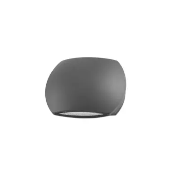 COMO VANJSKA ZIDNA SVJETILJKA LED 2x3W/3000K/510lm/IP54/Tamno Siva