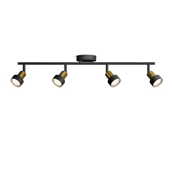 CONDUIT PHILIPS LED reflektor SPOT 4XGU10 crno-zlatni