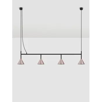 CONICO LUSTER CRNI GU10 4X10W IP20