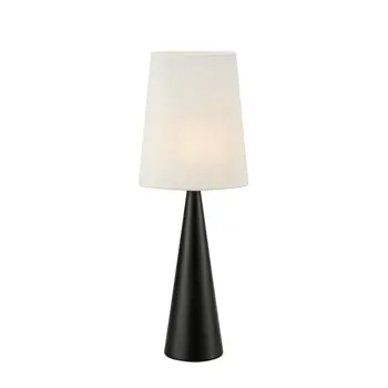 CONUS STOLNA LAMPA CRNO/BIJELA E14