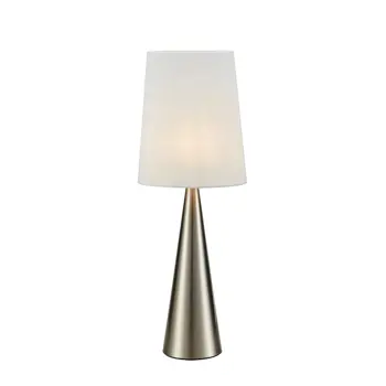 CONUS STOLNA LAMPA NIKL/BIJELA E14