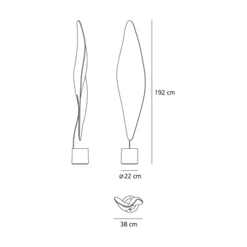 cosmic-leaf-stajaca-lampa-transparentna-20w-3000k-922lm-94751-02170393.webp