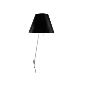 COSTANZA D13aif ZIDNA SVJETILJKA ALUMINIJ S CRNIM SJENILOM E27