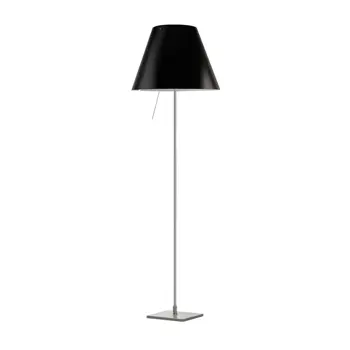 COSTANZA D13tif STAJAĆA LAMPA ALUMINIJ S CRNIM SJENILOM E27