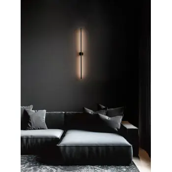 CRETEL ZIDNA LAMPA LED/3000K/15W/372Lm/CRNA