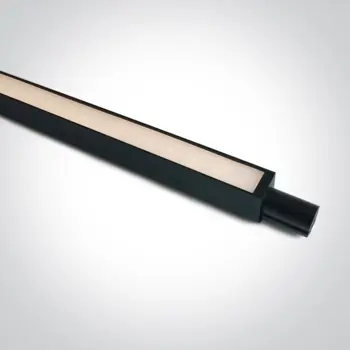 CRNA LED LINEARNA SVJETILJKA ZA Plug & Play ŠINE 24W CCT 48V IP20 DALI