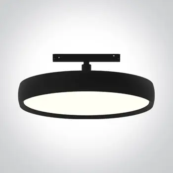 CRNA LED PLAFONJERA ZA MAGNETNE ŠINE 30W CCT 48V IP20 DALI MINI/P&P